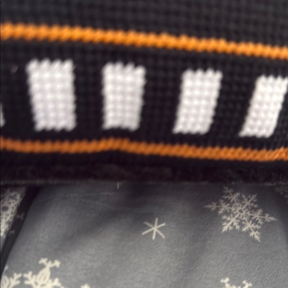 Halloween needlepoint bad witch energy pillow - Picture 4 of 9